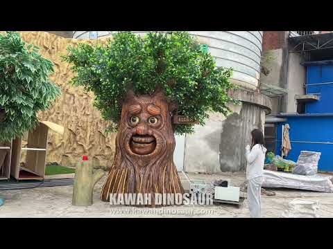 AI Talking Tree with Animatronic Movements Custom Interactive Talking Tree Manufacturer