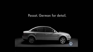 VW Passat Advert 2000 German Car
