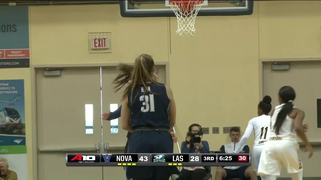 Villanova Women's Basketball Dec. 20, 2017 Highlights at La Salle