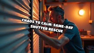Chaos to Calm: Same-Day Shutter Rescue
