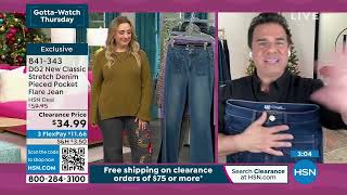 DG2 by Diane Gilman New Classic Stretch Denim Pieced Poc...