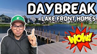 DRIVING TOUR Lake front Daybreak homes in South Jordan Utah 2023