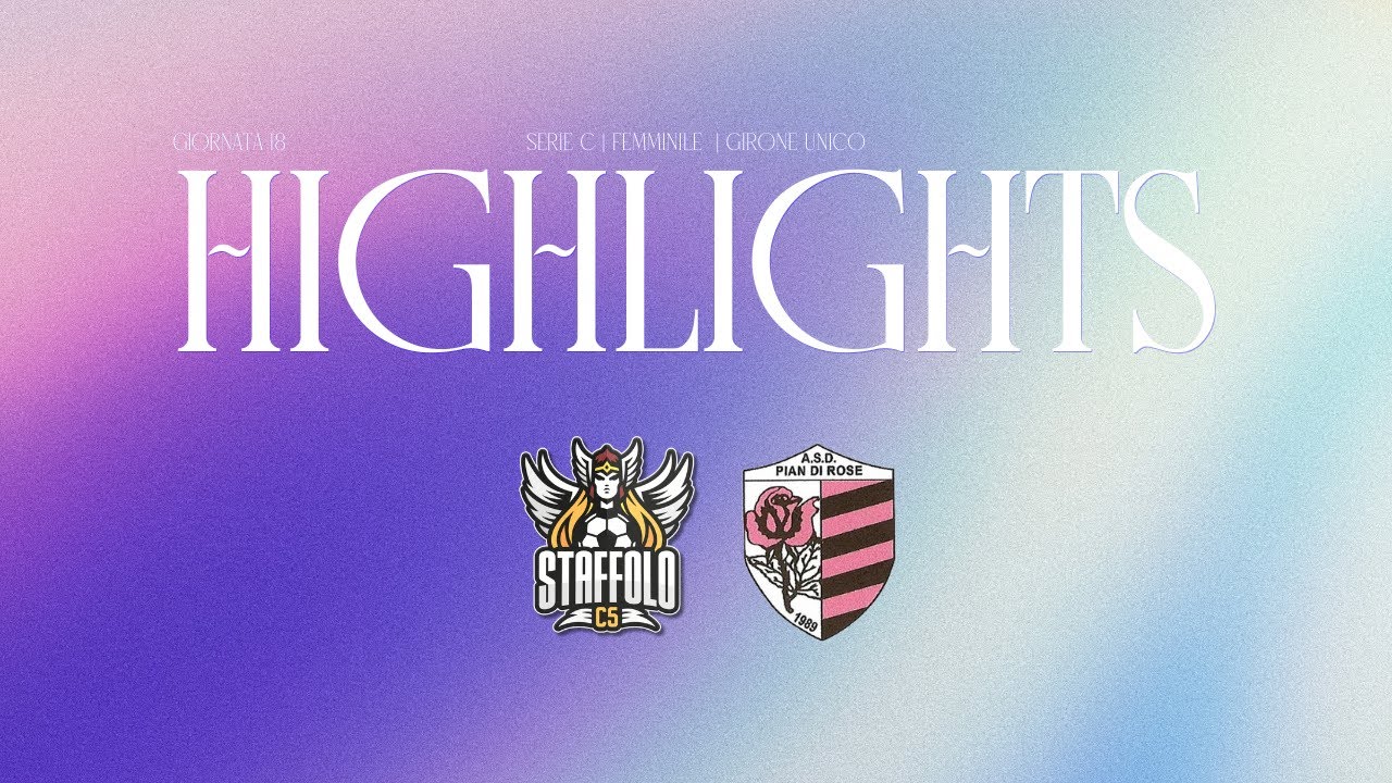Staffolo C5 - Pian di Rose 4-8 | Serie C Femminile | Highlights