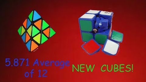 New Cubes On The Market Commentary + 5.871 Pyraminx Average of 12!