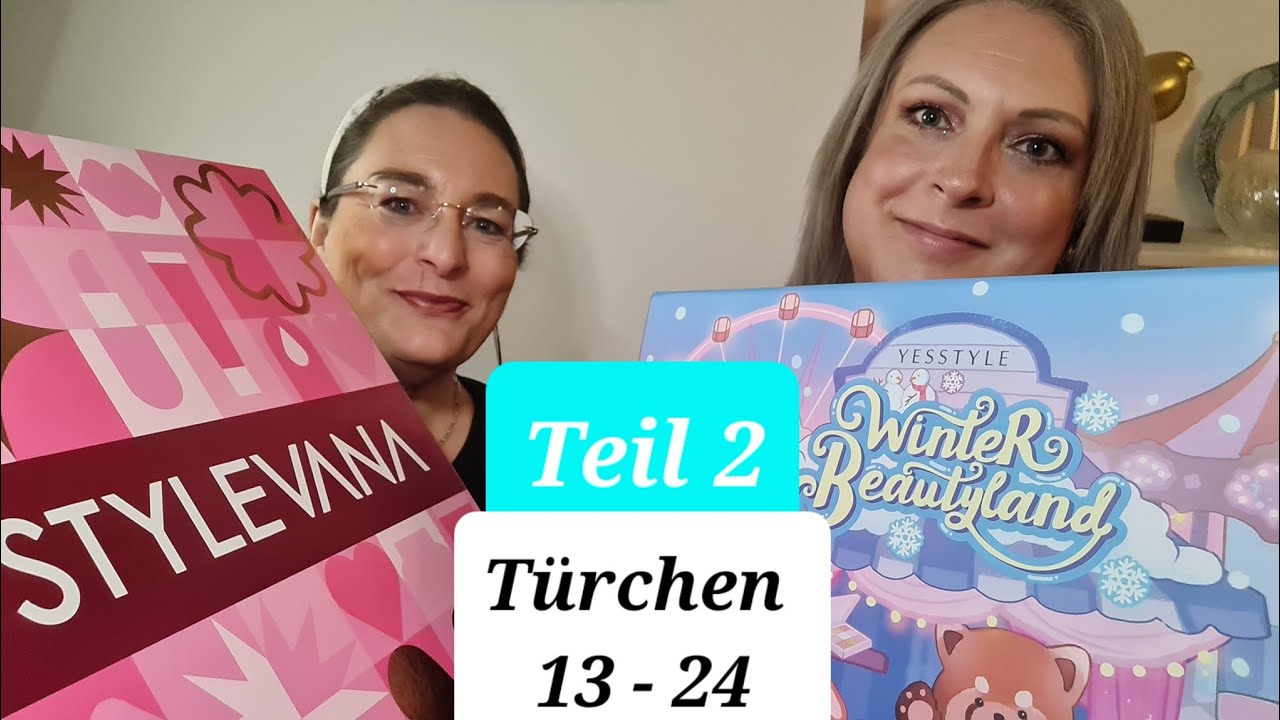 ADVENTSKALENDER  Stylevana x Yesstyle - Vergleich :  Teil 2 ➡️ Türchen 13-24
