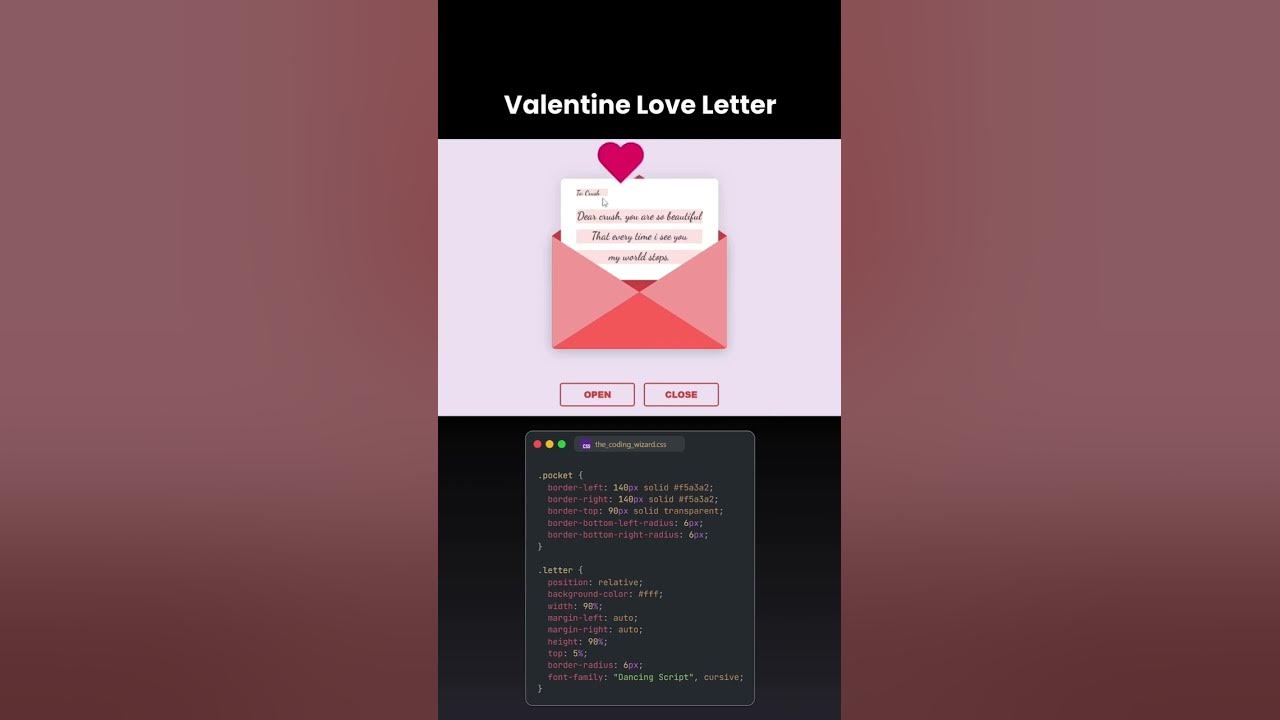 Code Your Love: Valentine's Day Special with HTML, CSS & JavaScript ️ ...