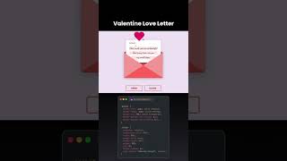 Code Your Love: Valentine's Day Special with HTML, CSS & JavaScript ❤️ | Usama Bytes screenshot 3