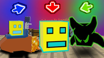 FNF Character Test Gameplay VS Minecraft Animation | Geometry Dash