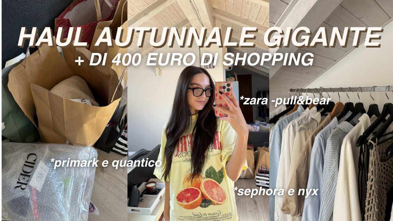 400+ EURO DI SHOPPING AUTUNNALE 🍂 facciamo un MEGA HAUL insieme!