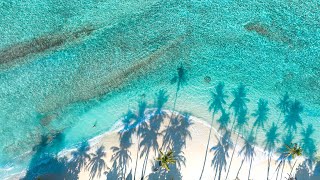 Beach Bossa Nova Jazz Music with Ocean Waves Sounds for Relaxation, Stress Relief