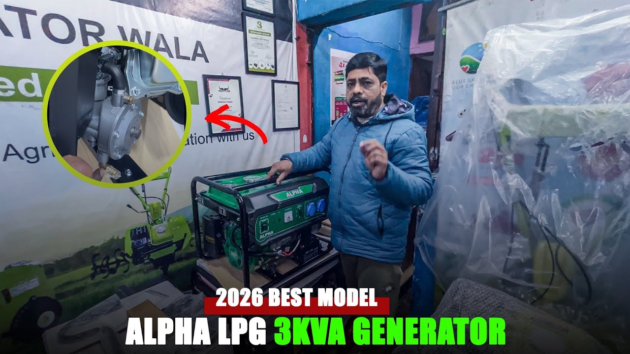 2026 Best Alpha 3kva Generator || LPG Generator || Portable Generator Price