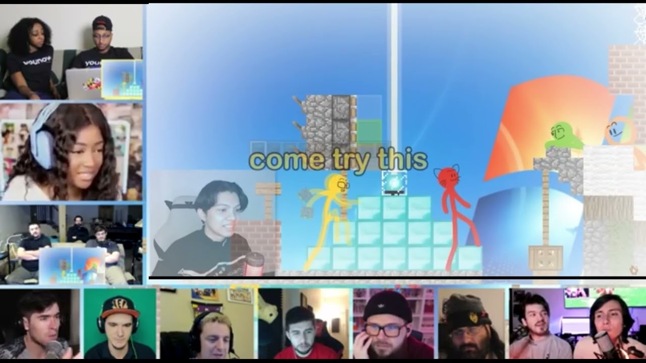 Animation Vs Minecraft The Movie - Youtuber React Voice as mashups - Part 2 (2)