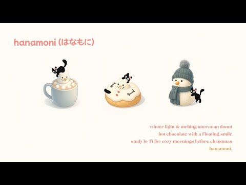 Playlist Cute Study Lofi Hip Hop Cozy Snowman Morning Before Christmas