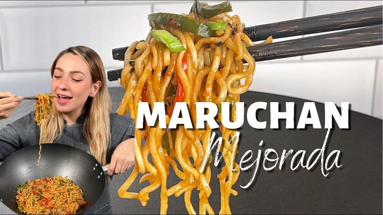 Maruchan mejorada noodles asiaticos Casanova Cooks