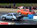 Muscle Cars Drag Racing at Anarchy No Prep