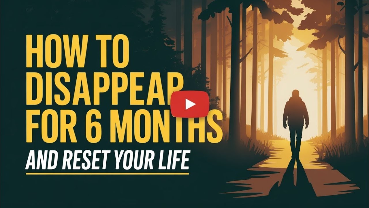 How to disappear for 6 months and reset your life 