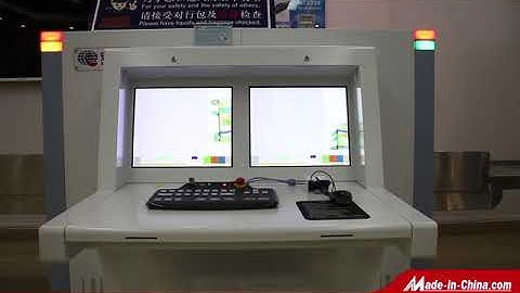 AT6040BWindows 7 System X Ray Scanning Machine 35mm Steel Penetration With Tunnel