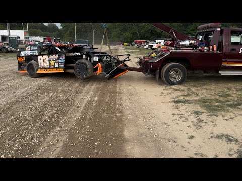 On the hook at Deer Creek Speedway