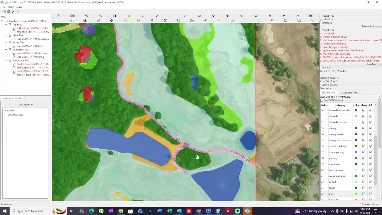Landcover Standard Ctrl 4 for Land Ctrl 5 For Tree Canopy Fix the boundary errors My Work Flow