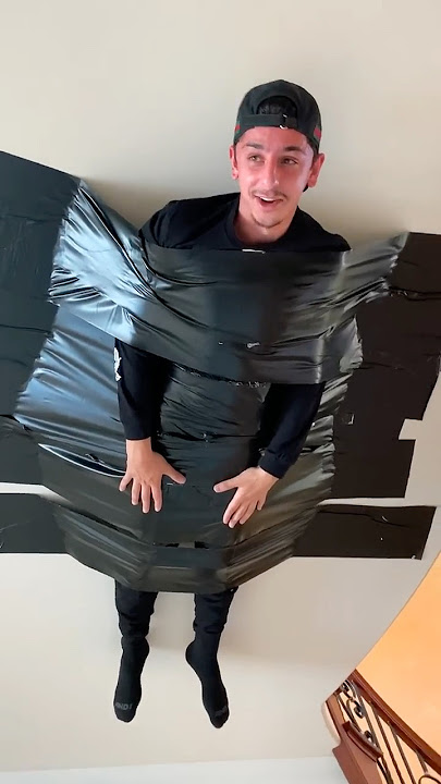 WE TAPED FAZE RUG TO THE CEILING! 😱