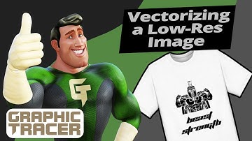 Getting perfect vectors from a low resolution-image in Graphic Tracer
