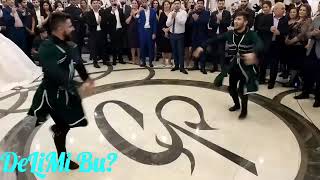 The girl challenged the boys. Azerbaijan wedding. Qız toyda oğlanlara meydan oxudu. Resimi