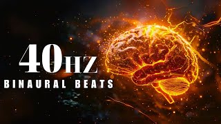 Solve Brain Focus Problems with 40Hz Binaural Beats, Enhance Awareness, Enhance Alertness