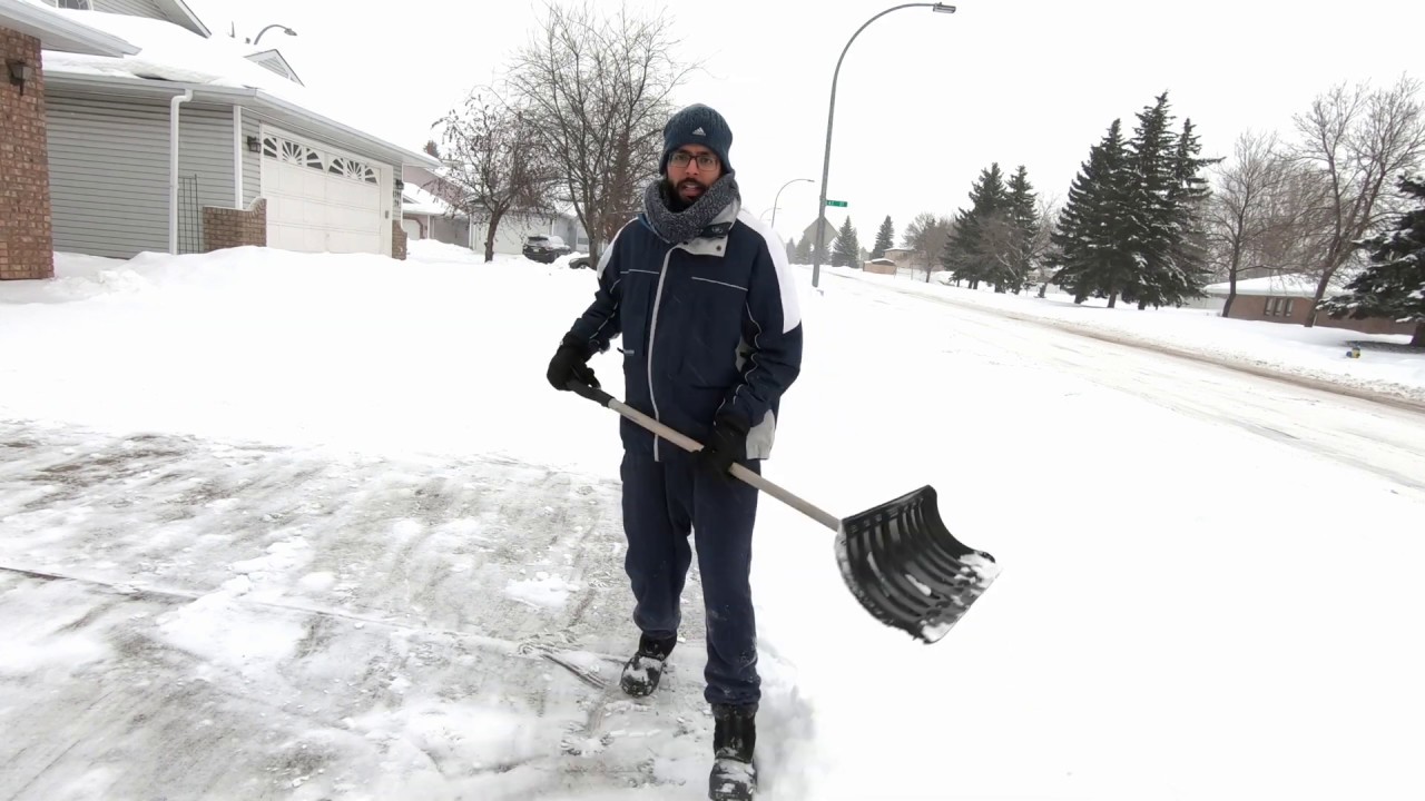 Winter Life In Canada -30 ⛄️|| 4K Snow Fall || Edmonton 