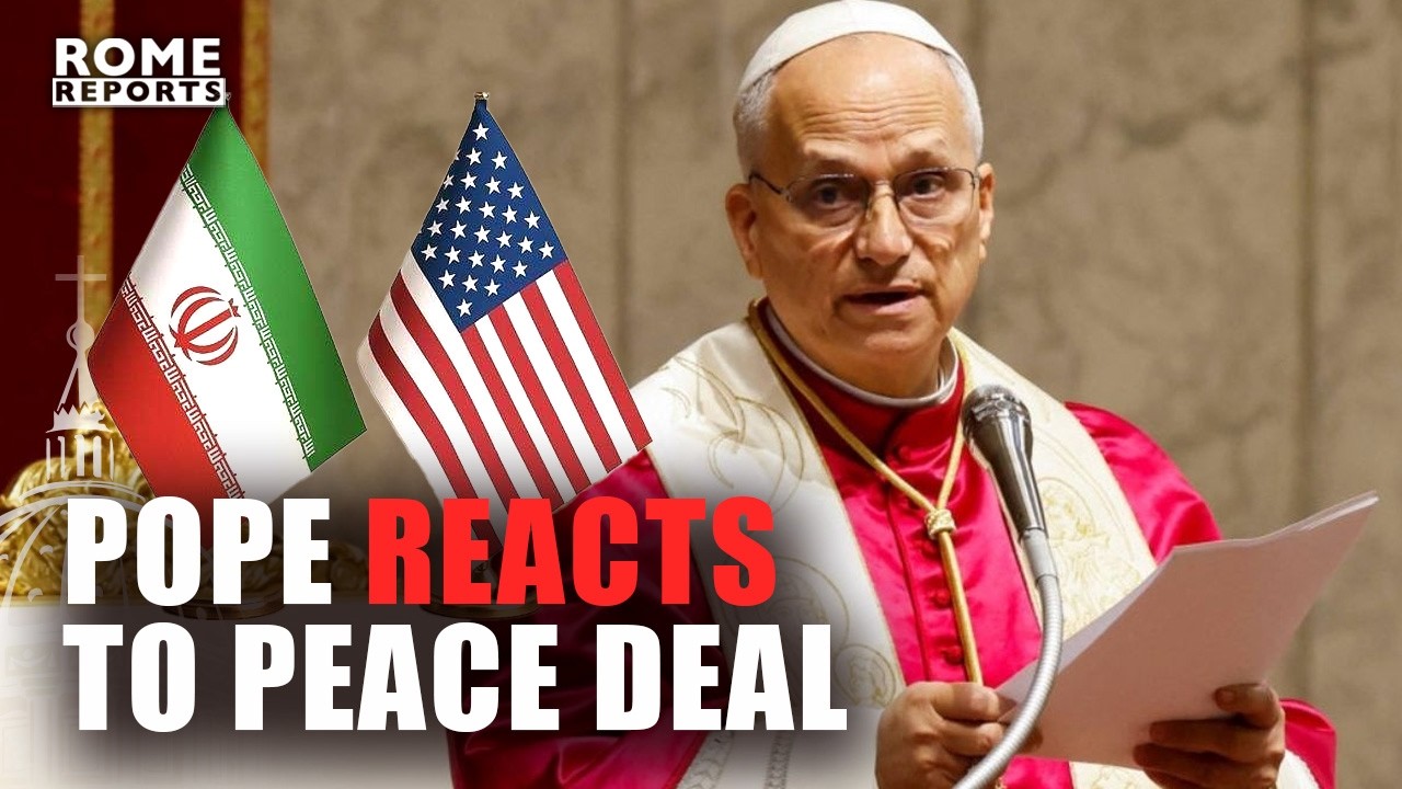 At General Audience, Pope Leo expresses gratitude at latest U.S.-Iran agreement