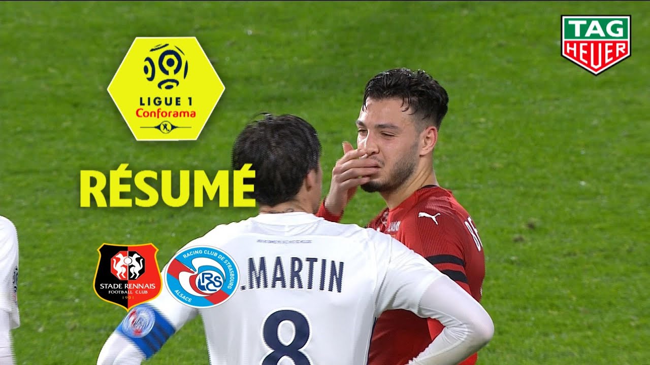 Stade Rennais FC - RC Strasbourg Alsace ( 1-4 ) - Résumé - (SRFC - RCSA) / 2018-19