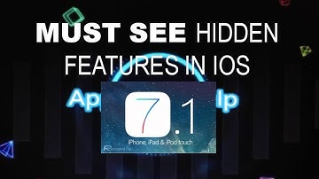 IOS 7.1 : MUST SEE Hidden Features ! FINAL VERSION !