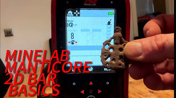 MINELAB MANTICORE 2D BAR BASICS