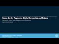 FinTech Conference (9/29/20) | Cross-Border Payments, Digital Currencies and Tokens