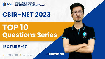 Top 10 Memory-based Questions For CSIR-NET 2023 | IFAS
