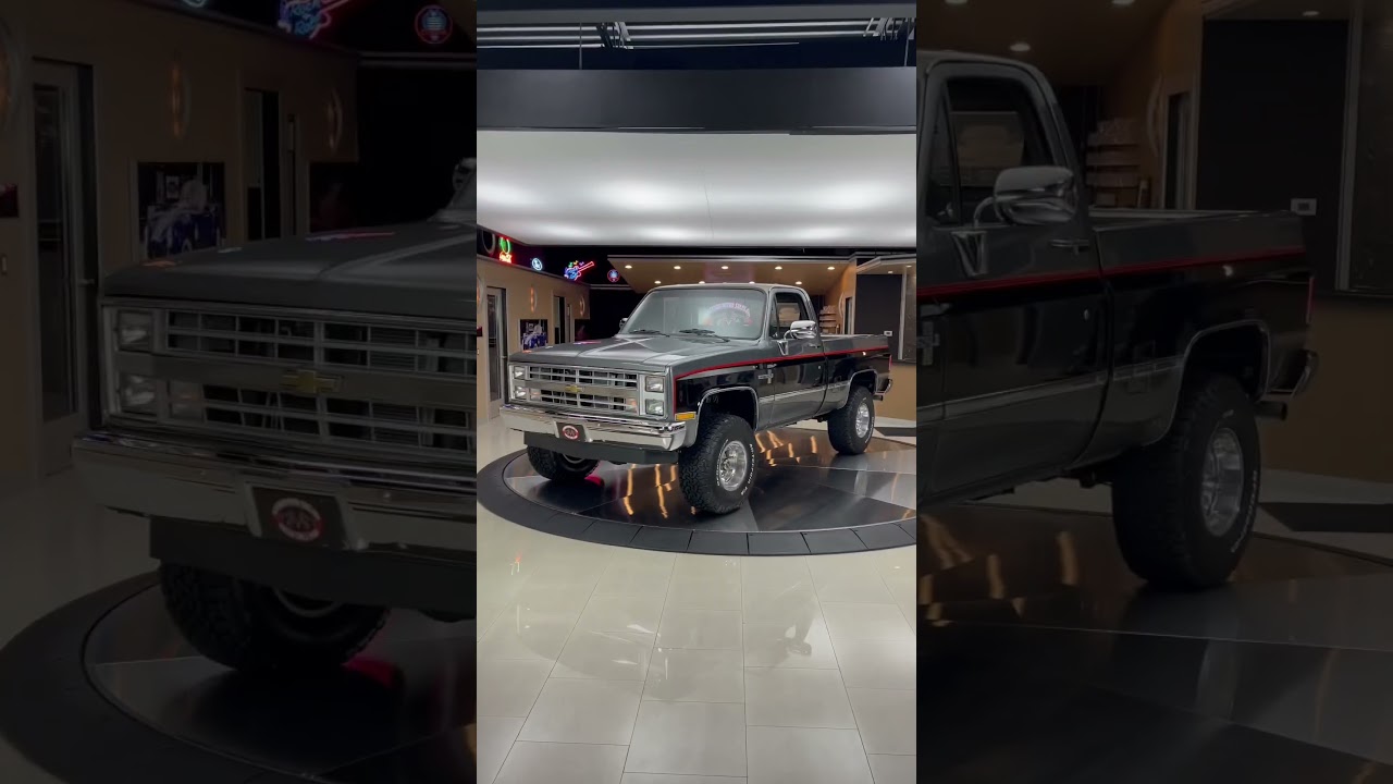 Introducing our New Arrival ! 1986 Chevrolet K-10 4X4 Pickup Restomod 🤠 Available Now !