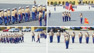 Relief and Appointment ceremony for Sgt Maj. of MCRDSD