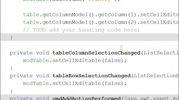 JAVA #29 SH6 how to Resize column of JTable