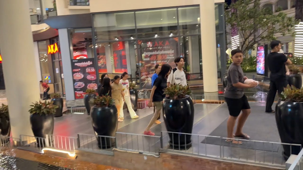 The Heritage Walk Shopping Mall in Siem Reap Province, Cambodia