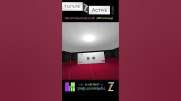 Use a Dial on 3D surfaces in #threejs with #ZIMjs #TextureActive  #3D #VR #virtualreality
