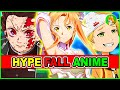 HYPE! Upcoming Fall Anime YOU CANNOT Miss! | SAO, Demon Slayer, JoJo Part 6, Mushoku Isekai Anime