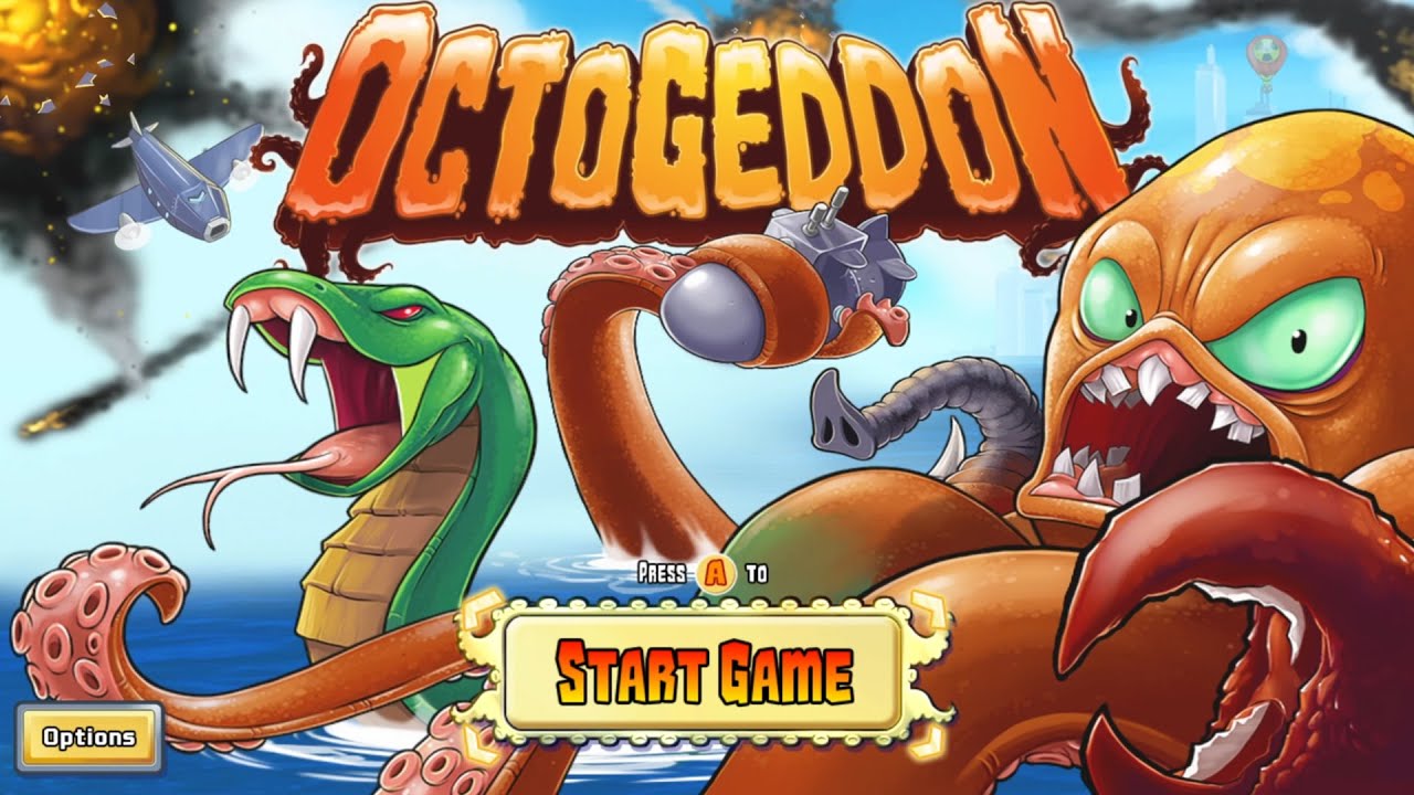 Octogeddon - Full Game Walkthrough (HD Gameplay + All Boss Fights)