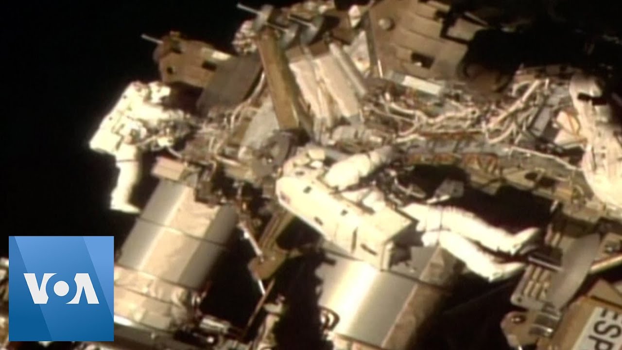 Space Station Crew Search for Air Leak YouTube