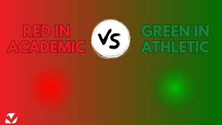 Why is this Student red in Academic mode but green in Athletic mode?