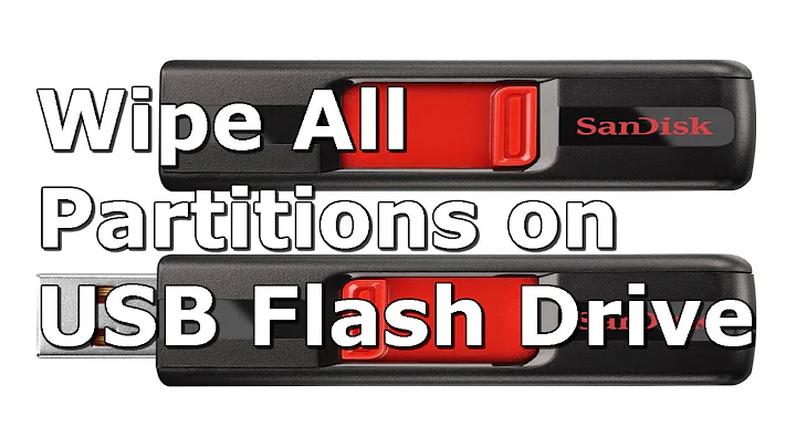 How to Wipe All Partitions on USB Flash Drive on Windows