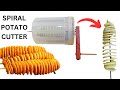 How To Make DIY Spring Potato Machine Spiral Potato Cutter