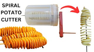 How To Make DIY Spring Potato Machine Spiral Potato Cutter