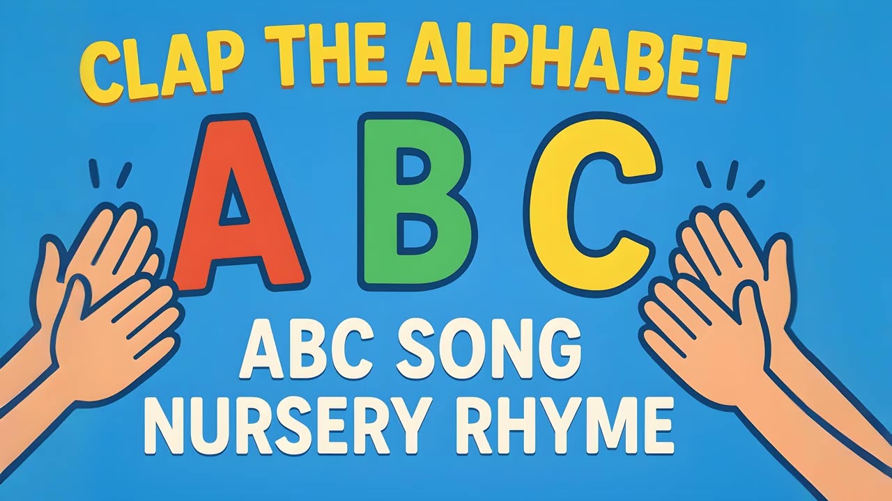 Clap the Alphabet ABC Song! Fun Nursery Rhyme to Learn & Sing Along