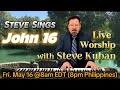 Steve sings John 16 (Wonderful Peace)  Live Worship with Steve Kuban