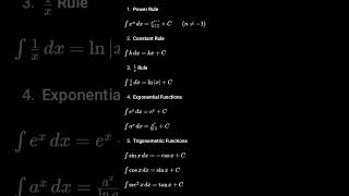 integral basic formula