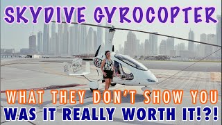 SKYDIVE GYROCOPTER | PRIVATE FLIGHT OVER PALM JUMEIRAH, ATLANTIS, THE PALM, BURJ AL ARAB AND MORE!